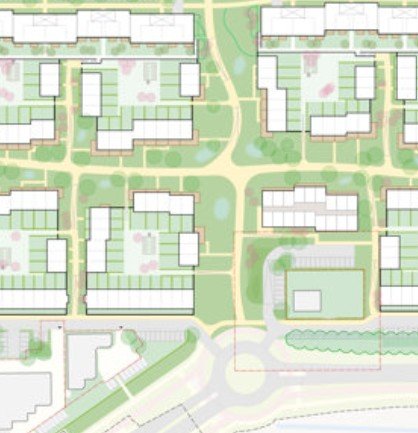 Impressieplattegrond Edisonpark Zoetermeer